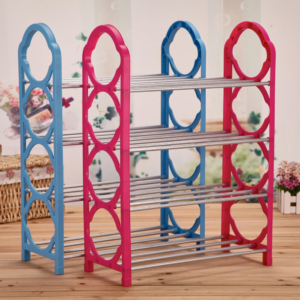 4-Layer Space-Saving Shoe Rack – Multipurpose Storage